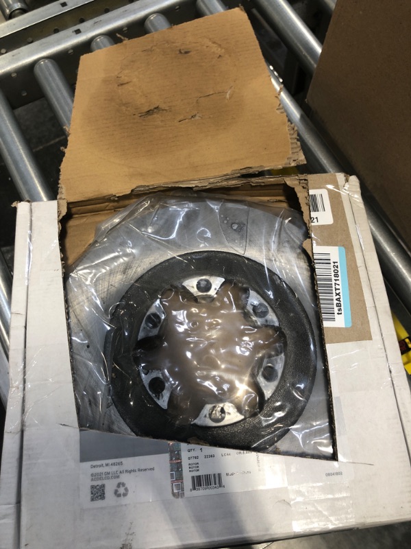 Photo 3 of ACDelco Silver 18A2637A Front Disc Brake Rotor