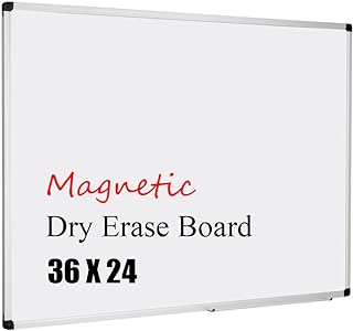 Photo 1 of XBoard Magnetic Dry Erase Aluminum Framed Whiteboard with Detachable Marker Tray