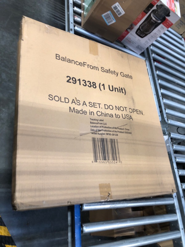 Photo 2 of BalanceFrom Easy Walk Thru Safety Gate for Doorways and Stairways with Auto Close, 30 Inch Tall, Available in Three Sizes