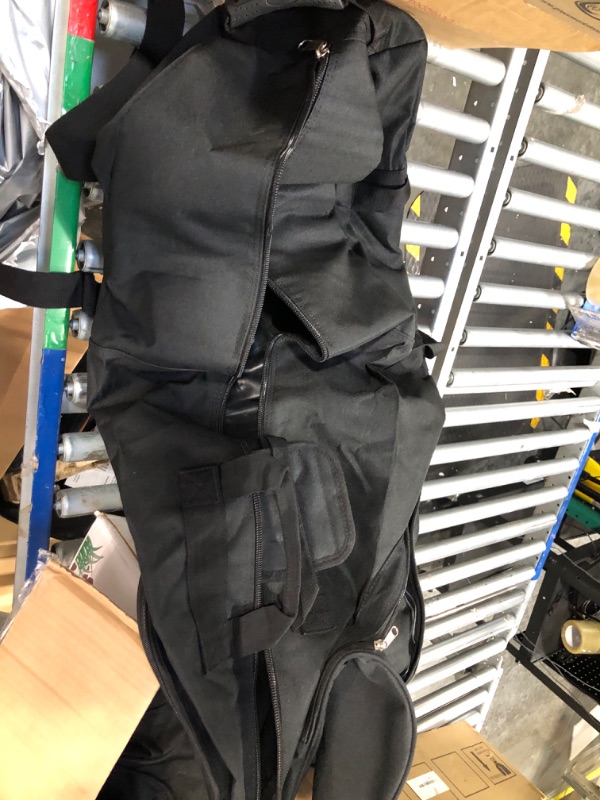 Photo 3 of Alomejor Outdoors Golf Travel Bag Golf Storage Bag with Straps and Wheels Thickened Nylon Material