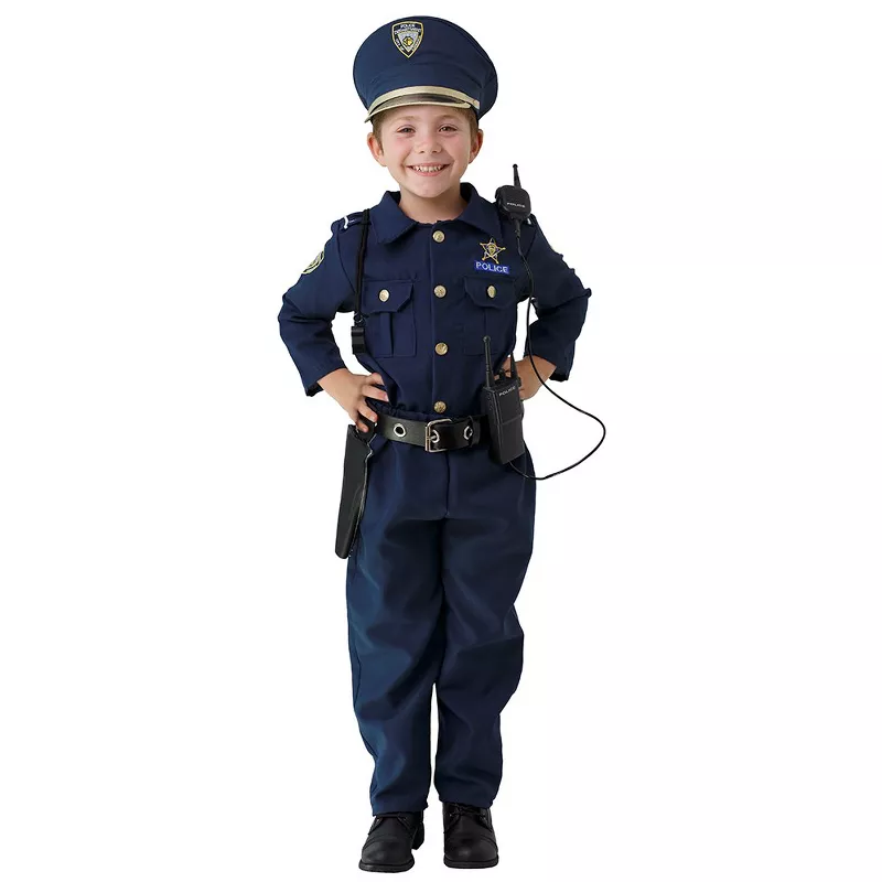 Photo 1 of Dress Up America Deluxe Police Officer Dress Up Costume Set For Kids Xl