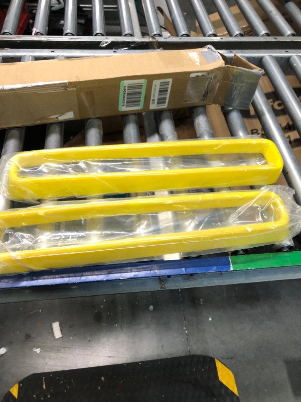 Photo 3 of Voodonala for Challenger Front Grille Inserts for 2015-2022 Dodge Challenger Accessories, ABS Yellow 2pcs