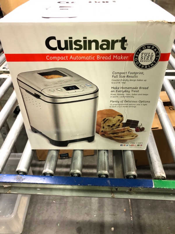 Photo 2 of Cuisinart Bread Maker, Up To 2lb Loaf, New Compact Automatic