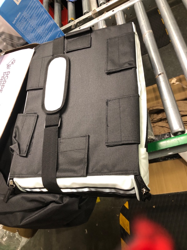 Photo 1 of Agape Paws Pet Carrier | Smooth Removeable Wheels | Full Turn Radius | Durable | Lightweight | Comfortable | Safe | Large Cat Carrier | Small Dog Travel Carrier | Larger Than Airline Size Carriers White & Black