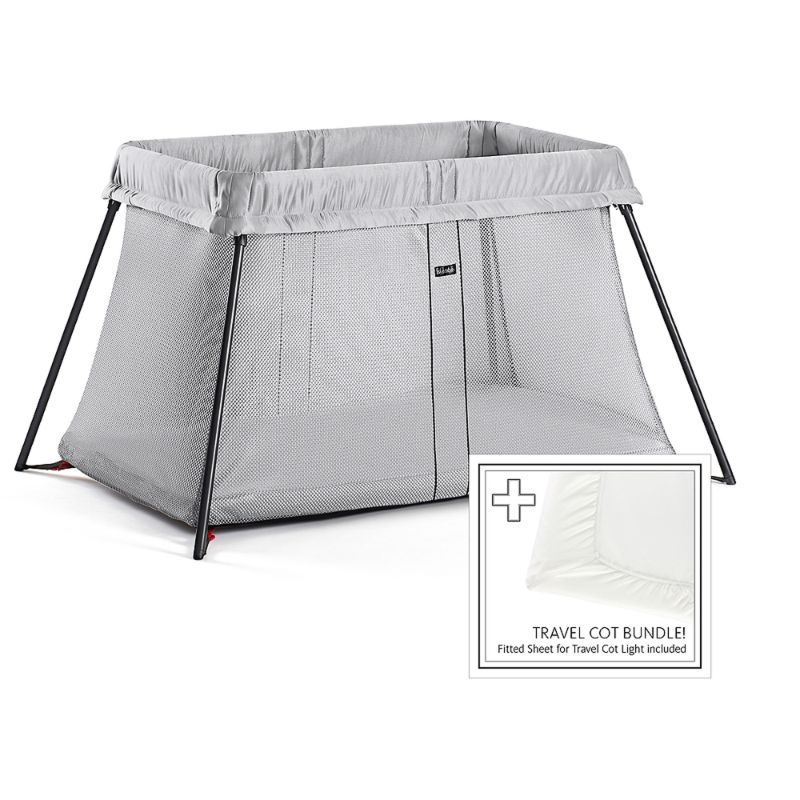 Photo 1 of BabyBjorn Travel Crib Bundle with Fitted Sheet
