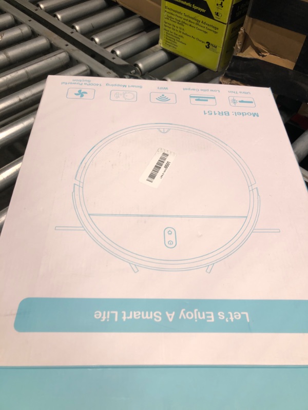 Photo 2 of Robot Vacuum and Mop Combo, Robotic Vacuum Cleaner with Alexa/WiFi/App, 2 in 1 Mopping Robot Vacuum with Water Tank and Dustbin, Self-Charging, Slim, Ideal for Low Pile Carpet, Hard Floor, Pet Hair