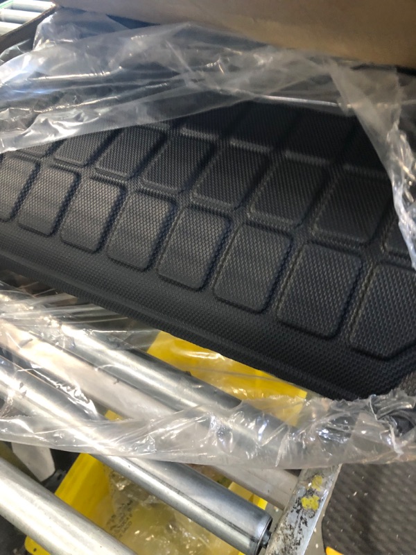 Photo 3 of SUPER LINER All Weather Floor Mats for Tesla Model Y 5-Seat 2021 2022 2023 Custom Fit TPE Car Floor Mats Cargo Liner Rear Cargo Tray Trunk Interior Accessories (Does NOT fit 7-Seat)