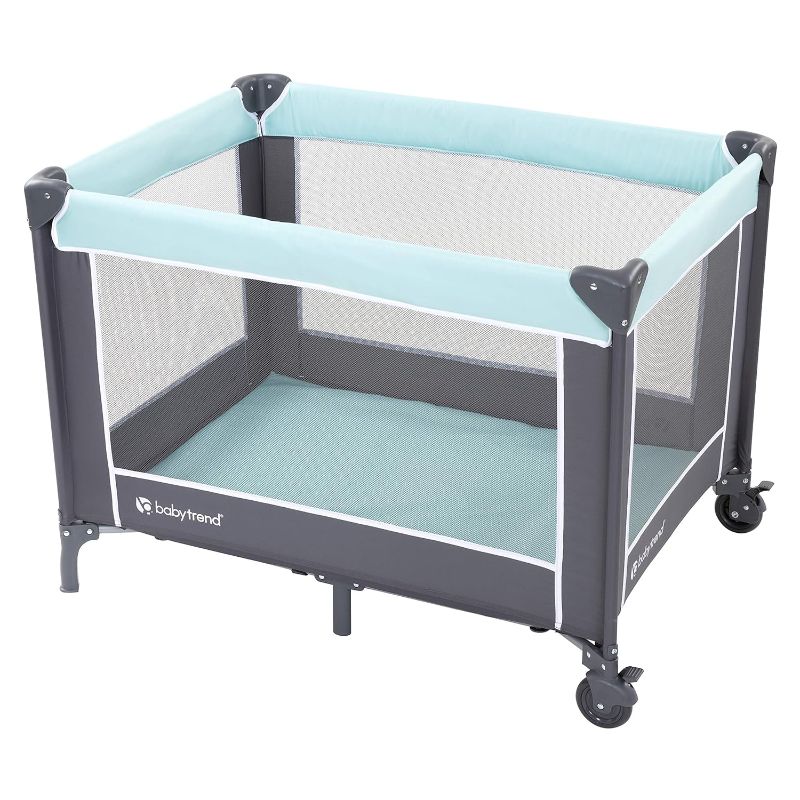 Photo 1 of Baby Trend Portable Playard, Twinkle blue
