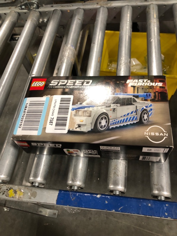 Photo 2 of LEGO Speed Champions 2 Fast 2 Furious Nissan Skyline GT-R (R34) 76917 Building Toy Set for Kids, Boys, and Girls Ages 9+ (319 Pieces)