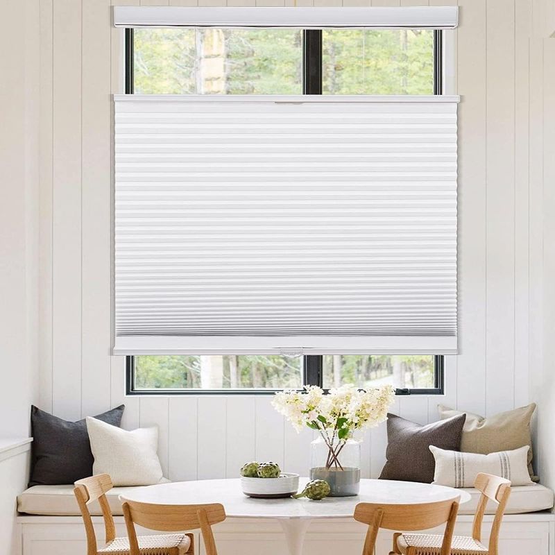 Photo 1 of 
MYshade Custom Cellular Window Shades Cordless, Blackout Top Down Bottom Up Honeycomb Blind, Thermal Insulated Blinds Pleated Window Shade for Office