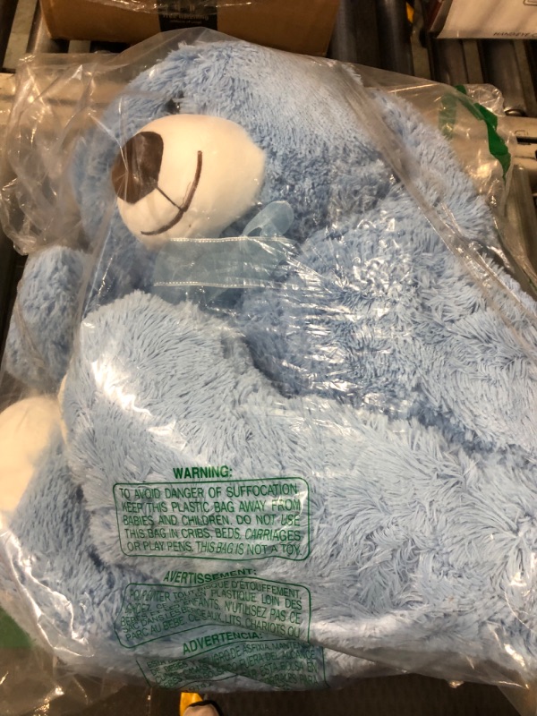 Photo 1 of HollyHOME Teddy Bear Plush Giant Teddy Bears Stuffed Animals Teddy Bear Love 36 inch Blue