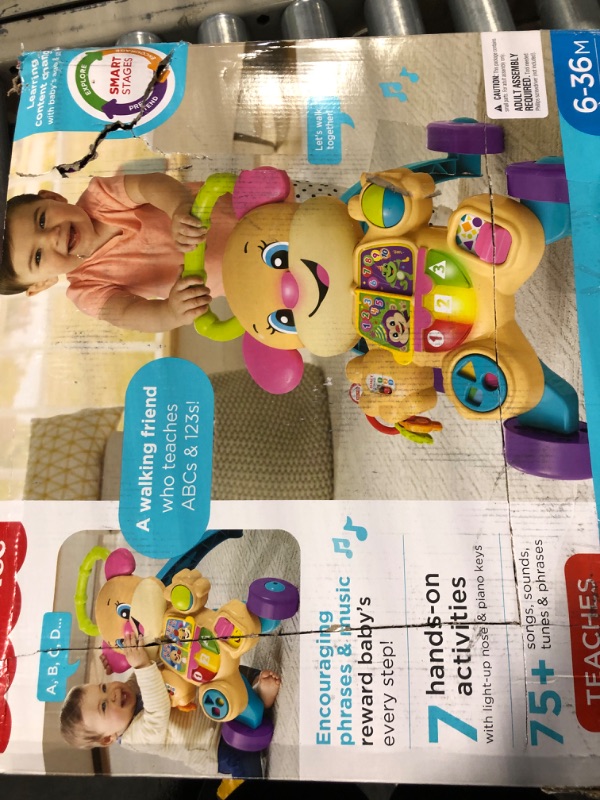 Photo 2 of 
Fisher-Price Laugh & Learn Baby & Toddler Toy Smart Stages Learn With Sis Walker, Educational Music Lights And Activities