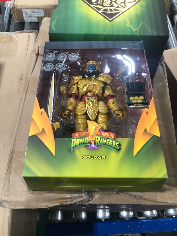Photo 2 of    Super7 Ultimates Mighty Morphin Power Rangers Goldar - 8" Power Rangers Action Figure with Accessories Classic TV Show Collectibles and Retro Toys