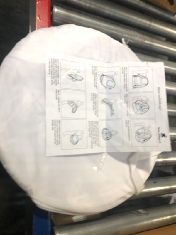 Photo 1 of Baby Crib Tent Safety Net, Durable Strong Net, Self-Locking Zippers, Protects from Baby Climbing Out and, from Insects, Mosquitoes, Installs with Strong Rods (Crib Tent 52.25" - 28.25")