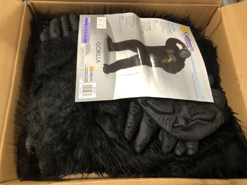 Photo 3 of Adult Male Gorilla Costume One Size Black