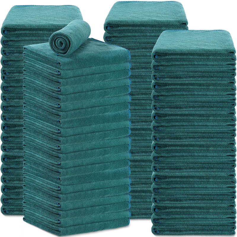 Photo 1 of 
Newwiee 72 Pack Bleach Proof Towels Bulk for Salon Hair Microfiber Towels 18 x 30 Inch Dry Lint Free Hair Drying Salon Towel Hand Towels for Hair, Gym