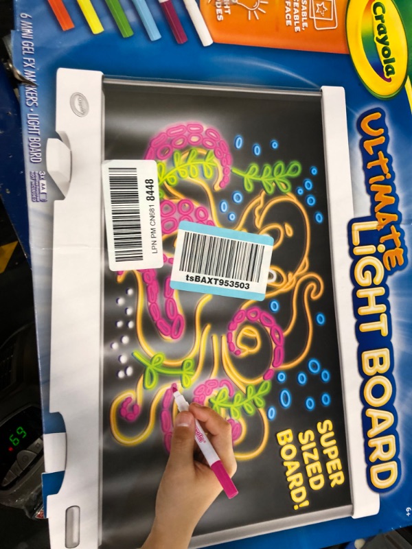 Photo 2 of Crayola Ultimate Light Board for Drawing & Coloring, Kids Light Up Toys and Gifts, Ages 6, 7, 8, 9 White White Dry Erase Board