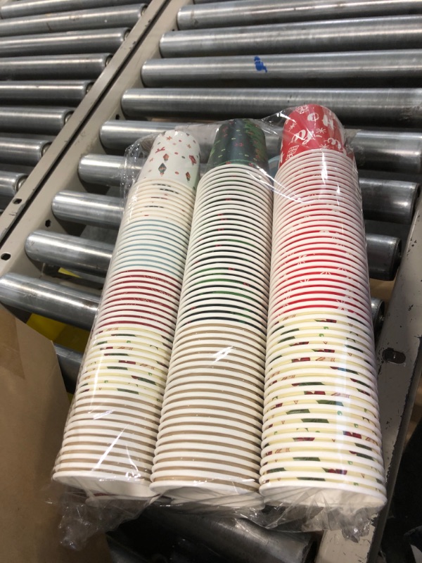 Photo 2 of 
Fulmoon 300 Pcs Christmas Cups 9 oz Disposable Paper Coffee Cups Holiday Paper Hot Cups Decorative Holiday Cups Christmas Party Supplies for Christmas Party Coffee Tea Hot Chocolate (Snowman)