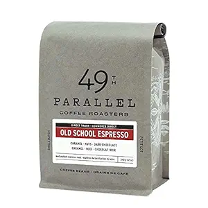 Photo 1 of 49th Parallel Coffee Roasters – Old School Espresso Whole Beans – Gourmet Coffee - Medium/Dark Roast Coffee, 12oz
[bb:06.13.2024]
