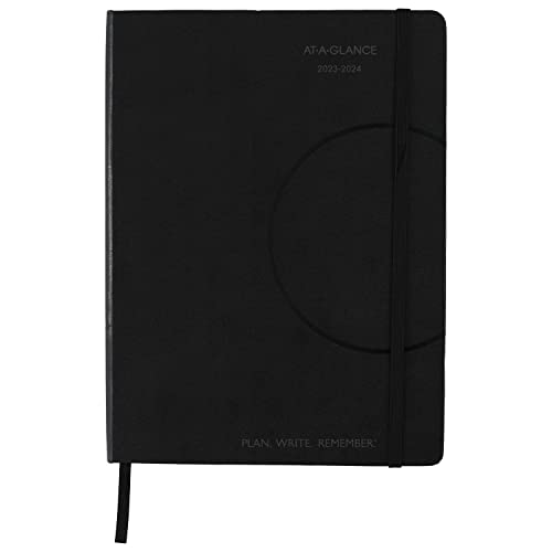 Photo 1 of 2023-2024 at-a-GLANCE 7.69" X 10.19" Academic Weekly & Monthly Appointment Book, Black (70-7957-05-24)
dd