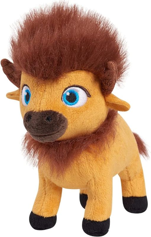 Photo 1 of Netflix Ridley Jones 8-Inch Collectible Plush Stuffed Animal, Fred, Bison, Soft Plushie, Kids Toys for Ages 3 Up by Just Play