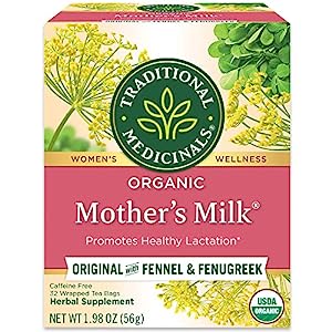 Photo 1 of Traditional Medicinals Organic Mother's Milk Women's Tea 32ct(pack of 1) Ginger 32 Count (Pack of 1) BB 05.26