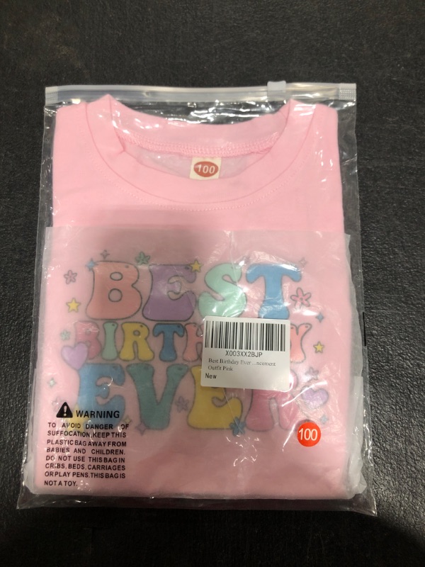 Photo 2 of Birthday Girl Shirt Girls Best Birthday Ever T-Shirt Kids Magic Shirt Birthday Party Shirt Toddler Girl Clothes Tops SIZE 3T 