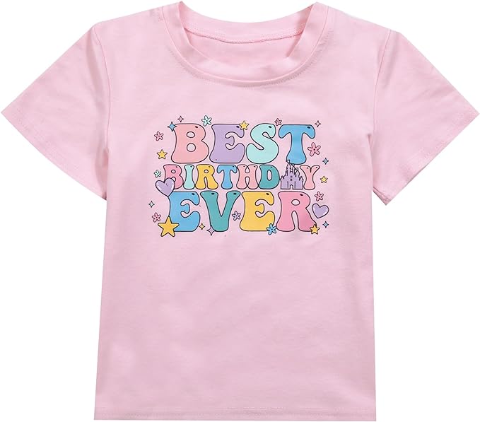 Photo 1 of Birthday Girl Shirt Girls Best Birthday Ever T-Shirt Kids Magic Shirt Birthday Party Shirt Toddler Girl Clothes Tops SIZE 3T 