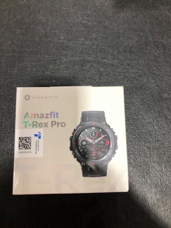 Photo 2 of Amazfit T-Rex Pro Smartwatch, Black