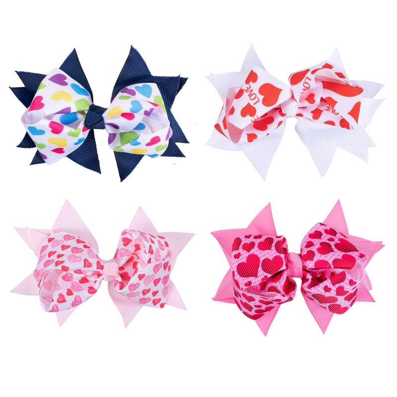 Photo 1 of Hair Bow Decorations Hair Accessories Gift for Women Girls Bow Hair Clips (D09)