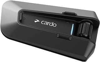Photo 1 of Cardo PACKTALK Edge Motorcycle Bluetooth Communication System Headset Intercom - Single Pack, Black
