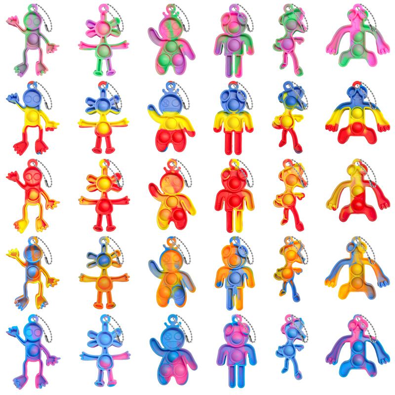 Photo 1 of 30Pcs Pop Mini Push Pop Bubble Fidget Toy,Toys for Fans Kids Birthday Easter Thanksgiving Christmas