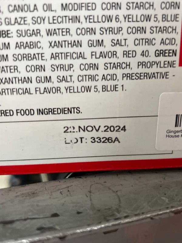 Photo 1 of Gingerbread House Kit - Gingerbread Mansion Holiday House Kit - Pre-Built - Ready to Decorate - 3 POUNDS