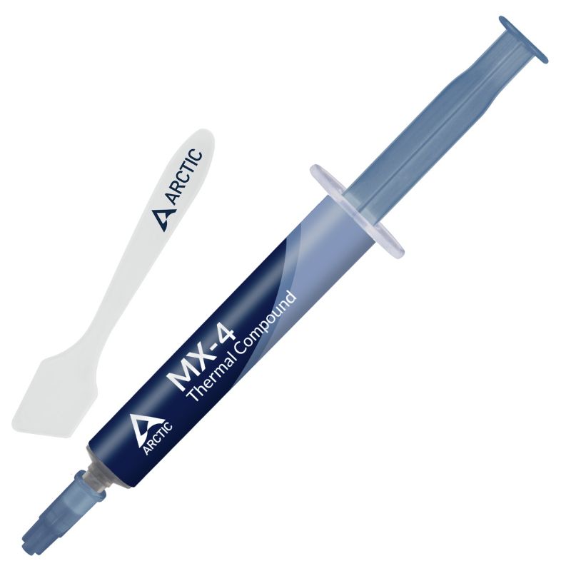 Photo 2 of ARCTIC MX-4 (incl. Spatula, 4 g) - Premium Performance Thermal Paste for all processors (CPU, GPU - PC, PS4, XBOX), very high thermal conductivity, long durability, safe application, CPU Thermal Paste