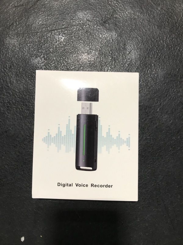Photo 1 of 128GB USB Flash Drive with Voice Recording for Stduying and Work - 128GB Portable Digital Audio Recording Device for Lectures, Meetings, Interviews