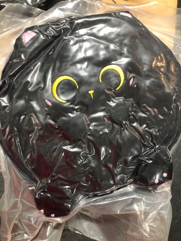 Photo 1 of LSYDCARM Black Cat Plush Pillows Toy, Kawaii Black Cat Stuffed Animals Cat Plushie, Cute Soft Plush Cat Stuffed Cat Toys for Kids Birthday Christmas