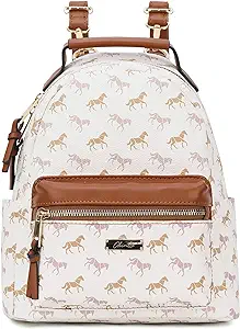 Photo 1 of Backpack Purse for Women Class Vegan Leather Fashion School Daypack Multipurpose Design