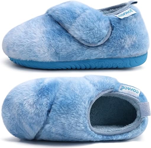 Photo 1 of COFACE Women House Slippers Memory Foam Fluffy Slippers Ladies House Shoes Indoor Outdoor SIZE 7 