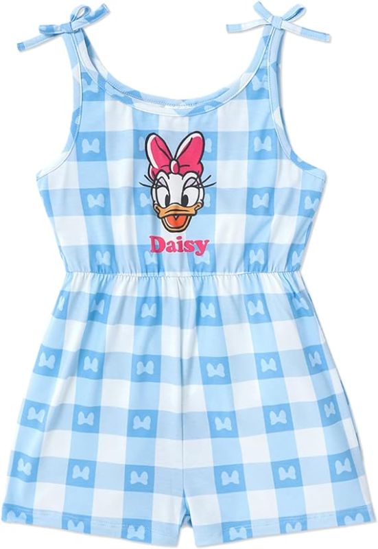 Photo 1 of Disney Mickey and Friends Toddler Girl Summer Clothes Floral Jumpsuit Summer Sling Playsuit Outfit Clothes size 8-9 years 