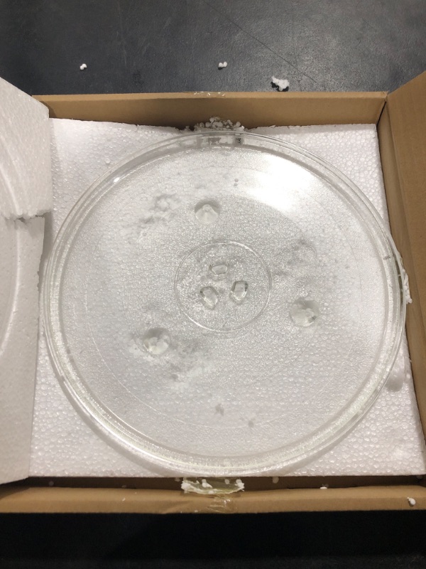 Photo 2 of 12.5’’ Microwave Glass Tray Compatible with Samsung, GE and Hotpoint - The Exact Replacement Part of WB39X10002/ WB48X10005/ WB49X10069/ WB39X10003 – Dishwasher Safe 12.5''