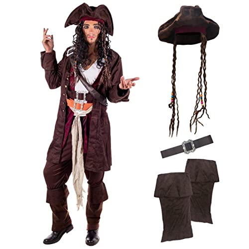 Photo 1 of Fun Shack Mens Pirate Costume, Adult Pirate Costume Men, Adult Men Pirate Costume Male, Pirate Halloween Costumes for Men, Medium
