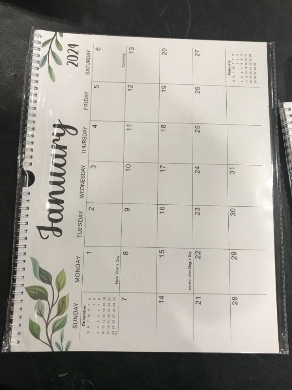 Photo 2 of Wall Calendar 2024-2025 14.75''X 11.5'',January 2024 - June 2025, 16-Month Calendar 2024, Twin-Wire Binding + Hanging Hook + Thick Paper