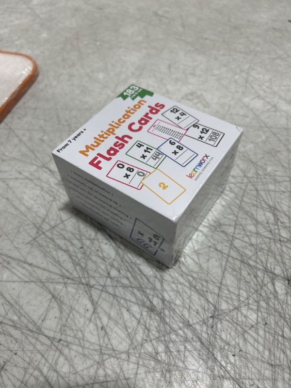 Photo 1 of Multiplication Flash Cards 3rd Grade 4th 5th and 6th – 183 Math Flashcards – All Facts 0-12 - Learn Multiplication & Times Tables for Kids - for Ages 6, 7, 8, 9 and 10