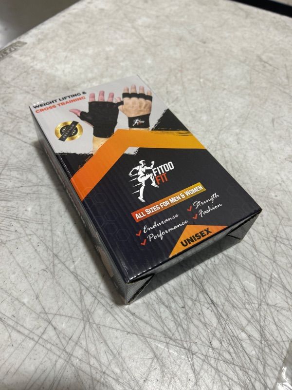 Photo 1 of FITOO FIT Ventilated Weightlifting Workout Gloves - Silicone Padding Integrated with Wrist Wraps for Men & Women, for Cross Training, Gym Fitness, Pull Ups, Full Palm Protection, Wrist Hand Support - XL
