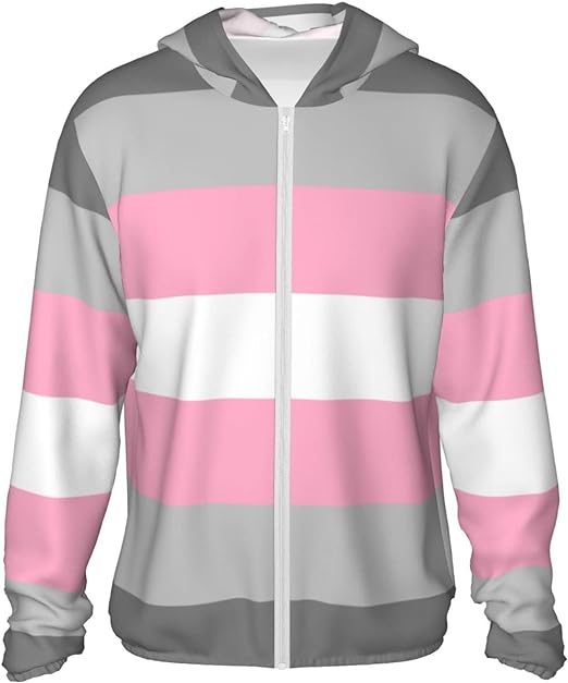 Photo 1 of YISHOW LGBT Rainbow Summer Sun Protection Hooded Long Sleeve Cooling Shirt With Pocket M