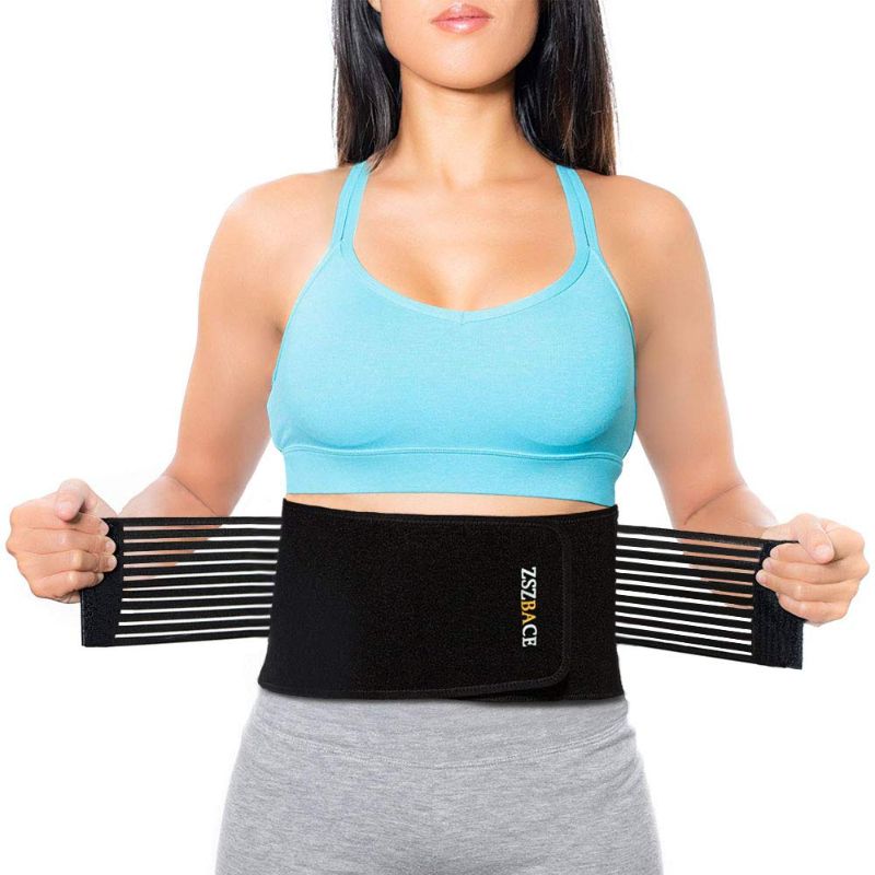 Photo 1 of ZSZBACE Lower Back Brace Adjustable Lumbar Brace Waist Support Belt - Relief Lower Back Pain with Sciatica/Scoliosis/Herniated and Slipped Discs or Degenerative Disc- Men Women Back Support Belt for Old and Young (XXL)