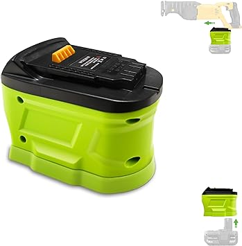 Photo 1 of EID for Ryobi Battery Adapter, Convert for Ryobi 18V Battery to Replace for Dewalt 20V Battery Replacement, Power for DeWalt 20V Cordless Tools
