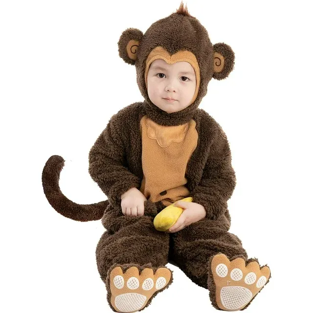 Photo 1 of Spooktacular Creations Baby Monkey Costume for Infant Halloween Trick or Treating Costume. Toddler (3-4 yrs)
