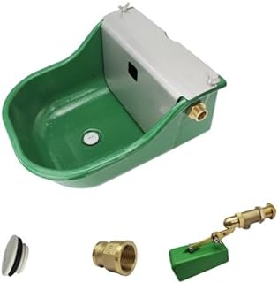 Photo 1 of homcare Automatic Stock Waterer for Horses,Cattle,Dog,Livestock, Heavy Duty Cast Iron,Extra Large Farm Animal Waterer Dispenser with Drainage Hole