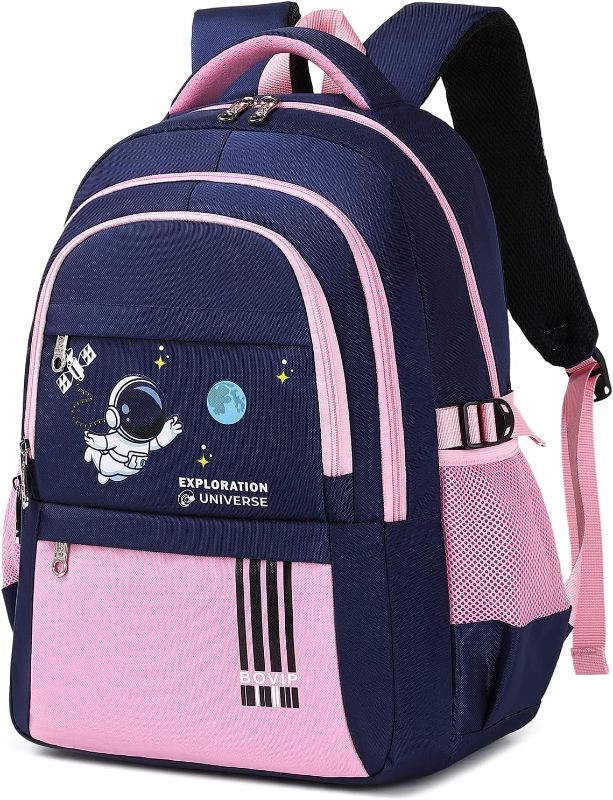 Photo 1 of Bookbags Cute Lightweight School Backpack for Toddlers Boys Girls Middle School Elementary Pink Large
